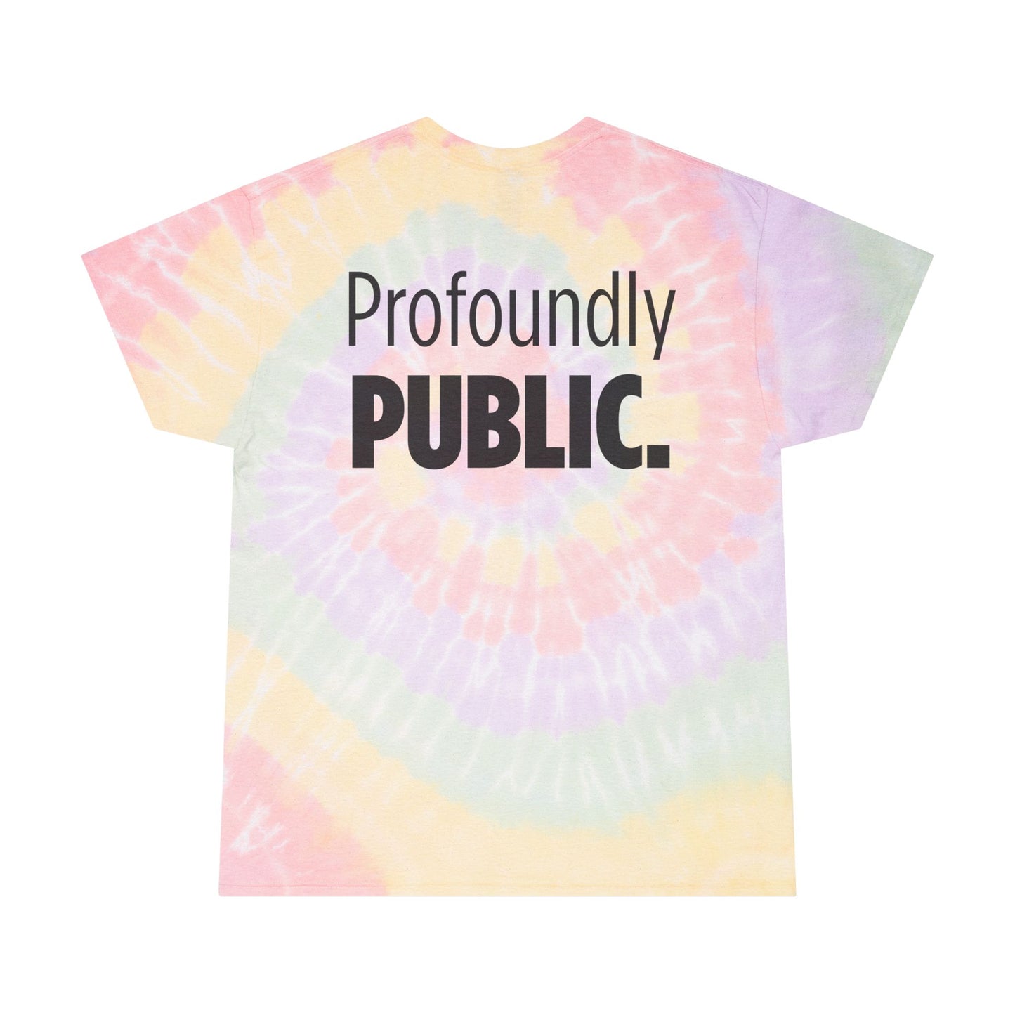 Profoundly Public Tie-Dye Tee, Spiral