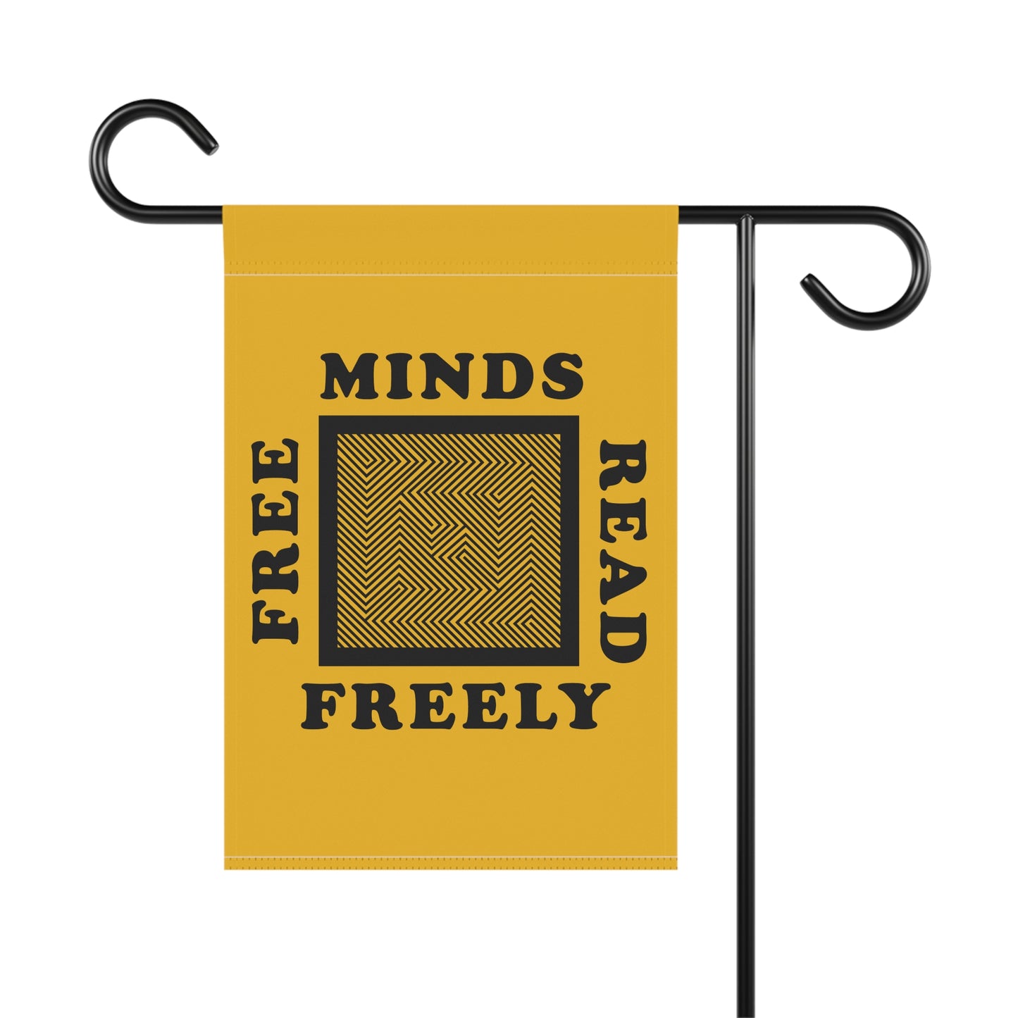 Free Minds Read Freely Garden Banner