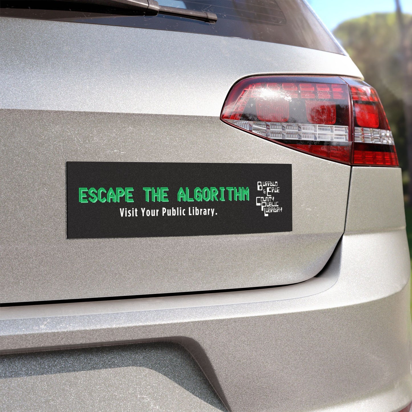 Escape the Algorithm Car Magnet