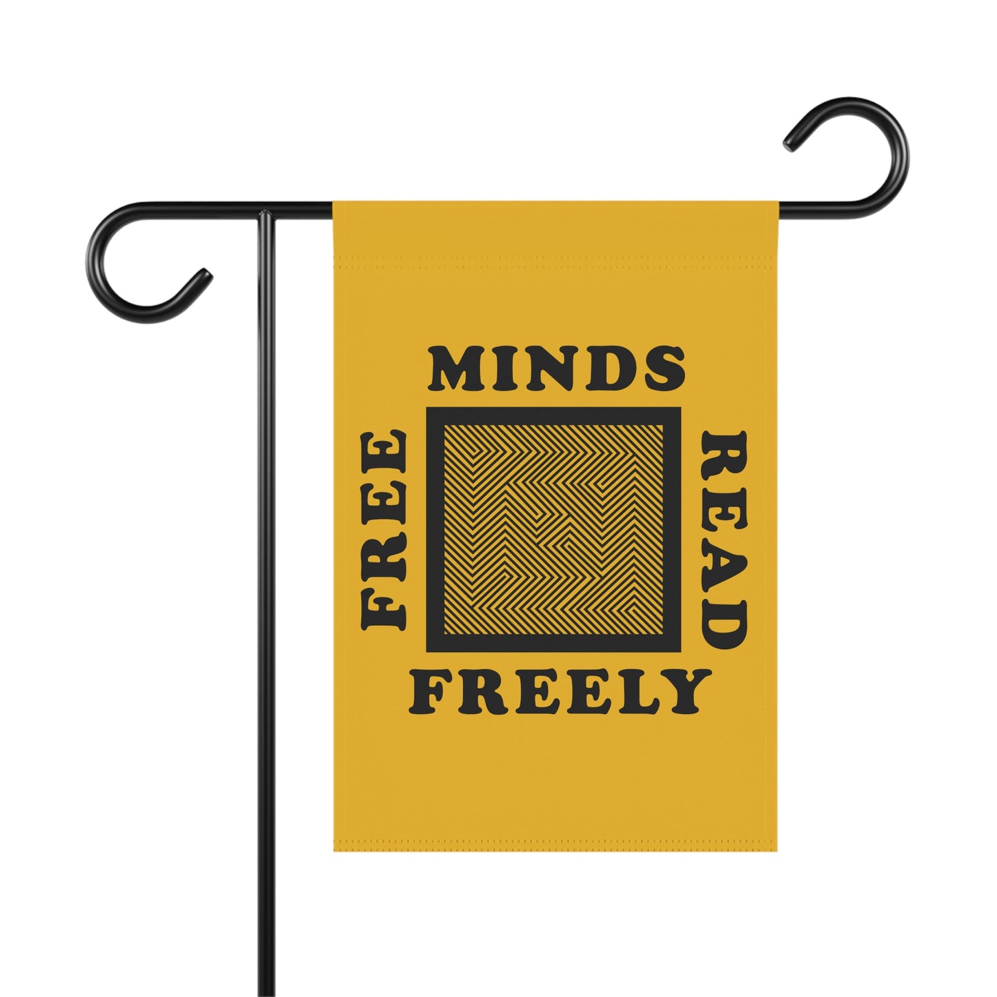 Free Minds Read Freely Garden Banner