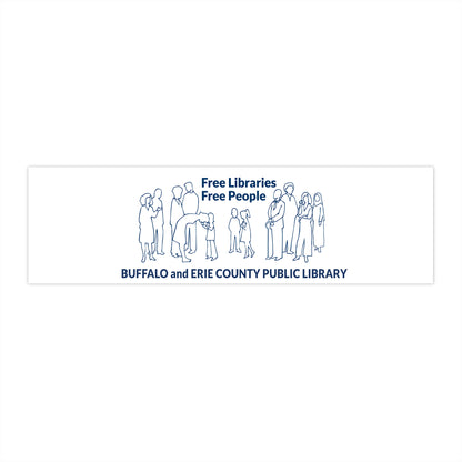 Free Libraries Free People Bumper Sticker