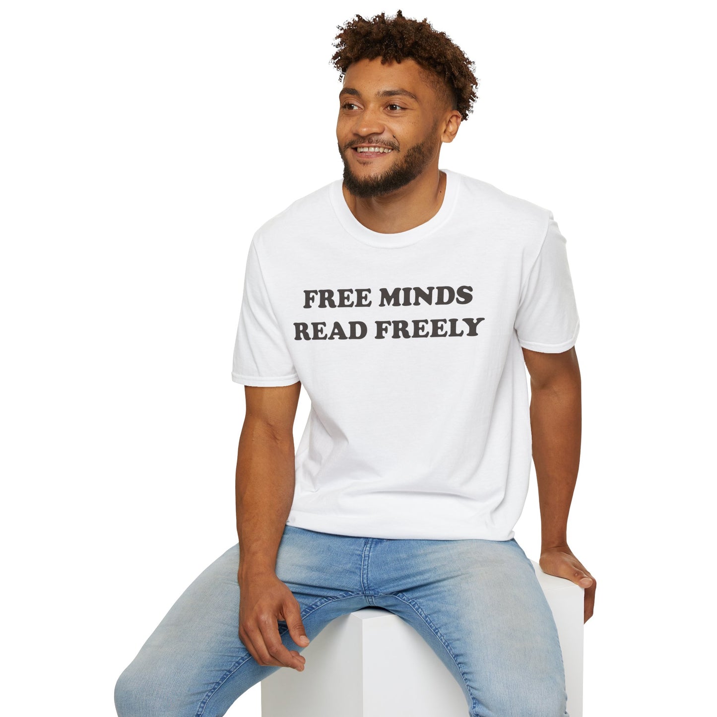 Free Minds Read Freely Unisex Softstyle T-Shirt
