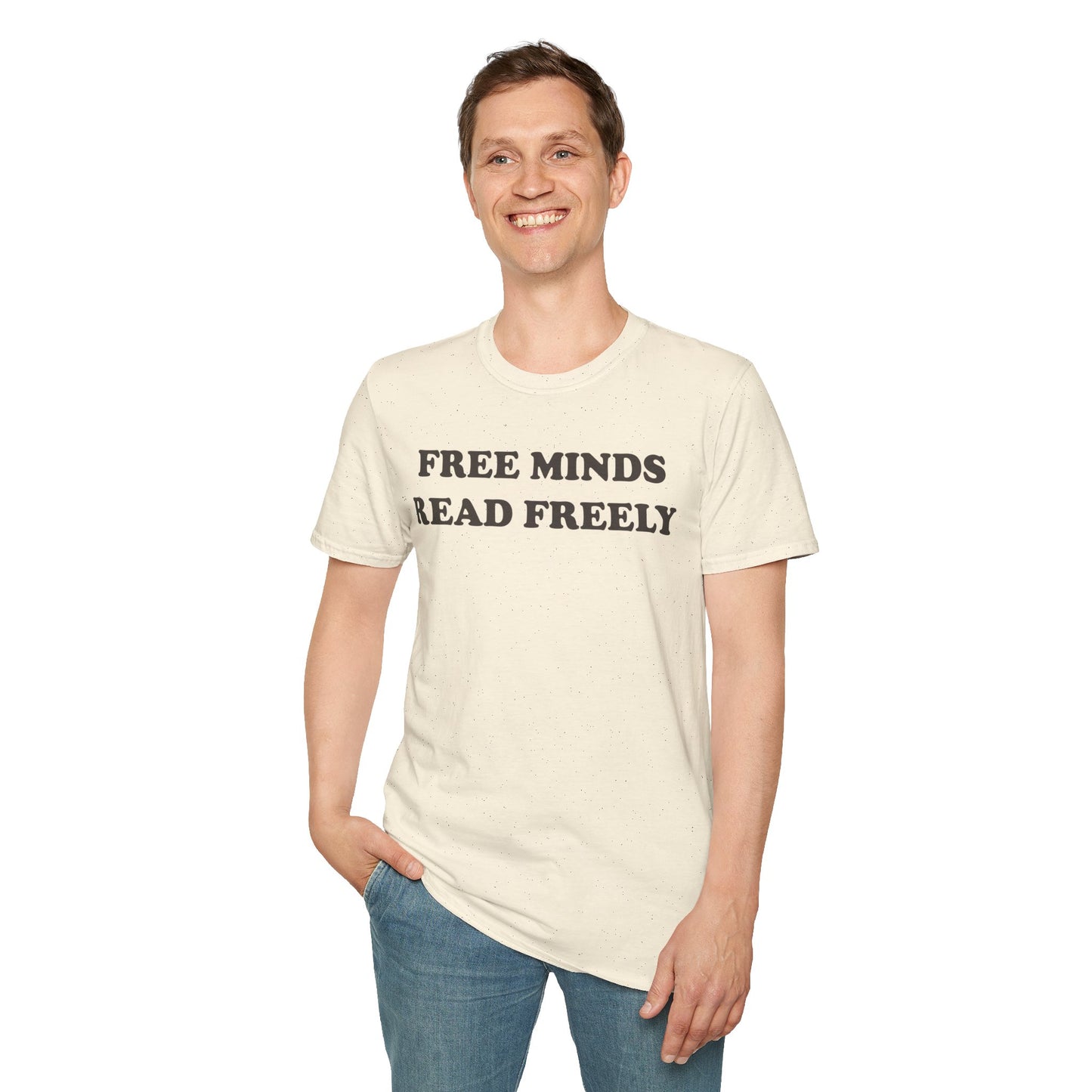 Free Minds Read Freely Unisex Softstyle T-Shirt