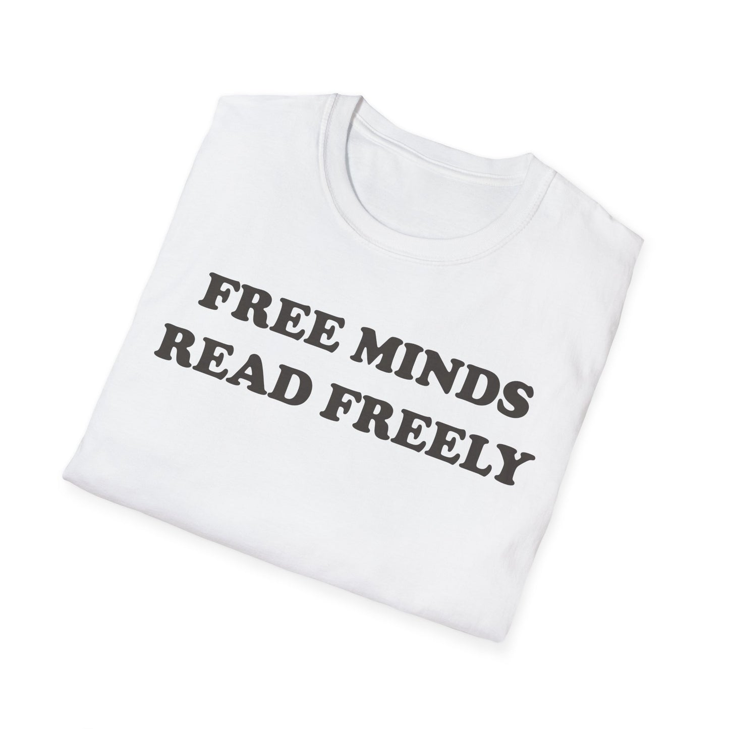 Free Minds Read Freely Unisex Softstyle T-Shirt
