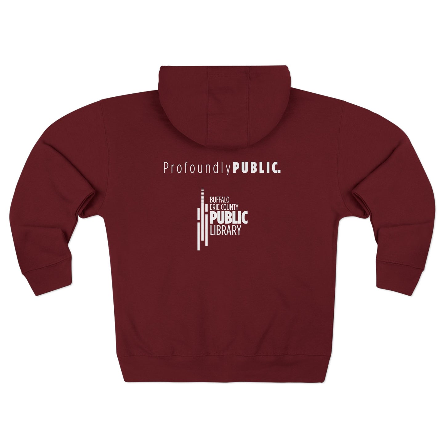 Profoundly Public Unisex Zip Hoodie