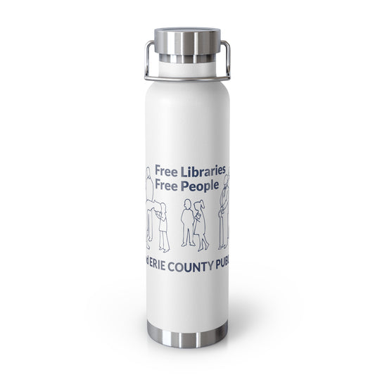 Free Libraries Free People Insulated Bottle, 22oz