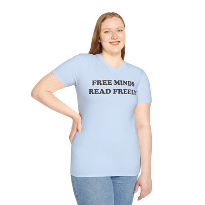 Free Minds Read Freely Unisex Softstyle T-Shirt