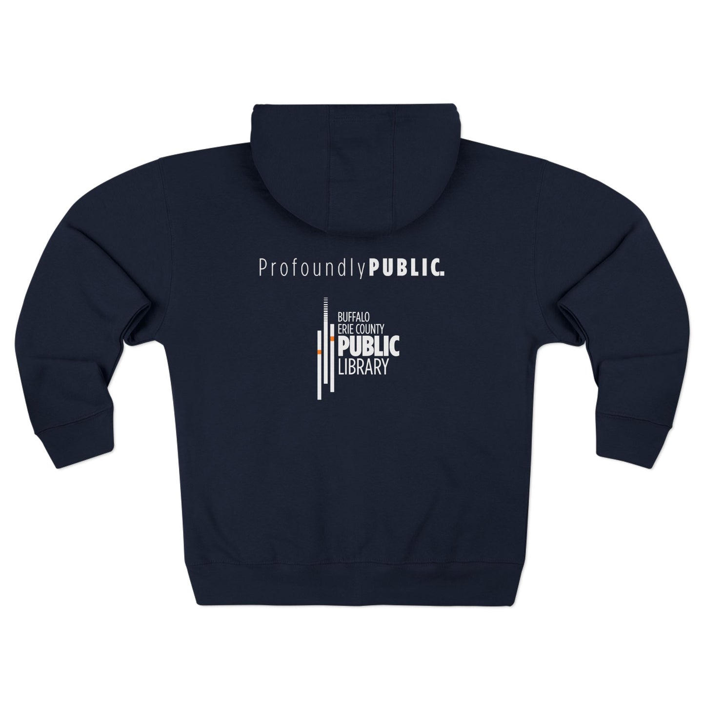 Profoundly Public Unisex Zip Hoodie