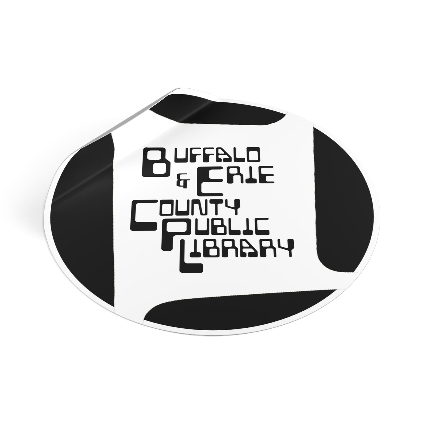Retro Logo Round Vinyl Sticker - 3x3