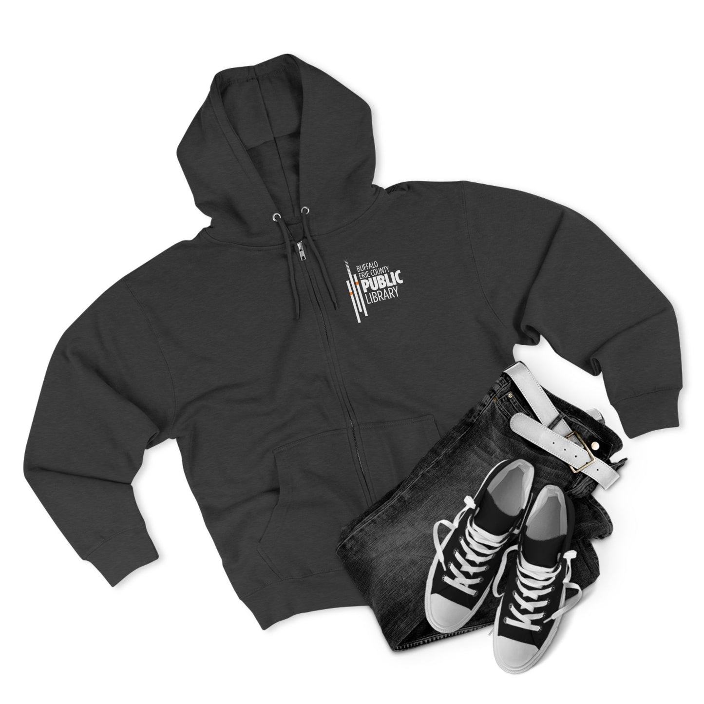 Profoundly Public Unisex Zip Hoodie