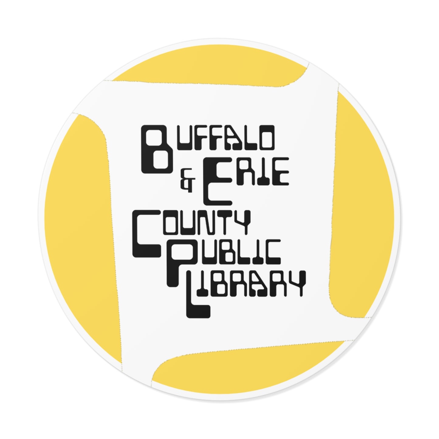 Retro Logo Round Vinyl Sticker - 3x3