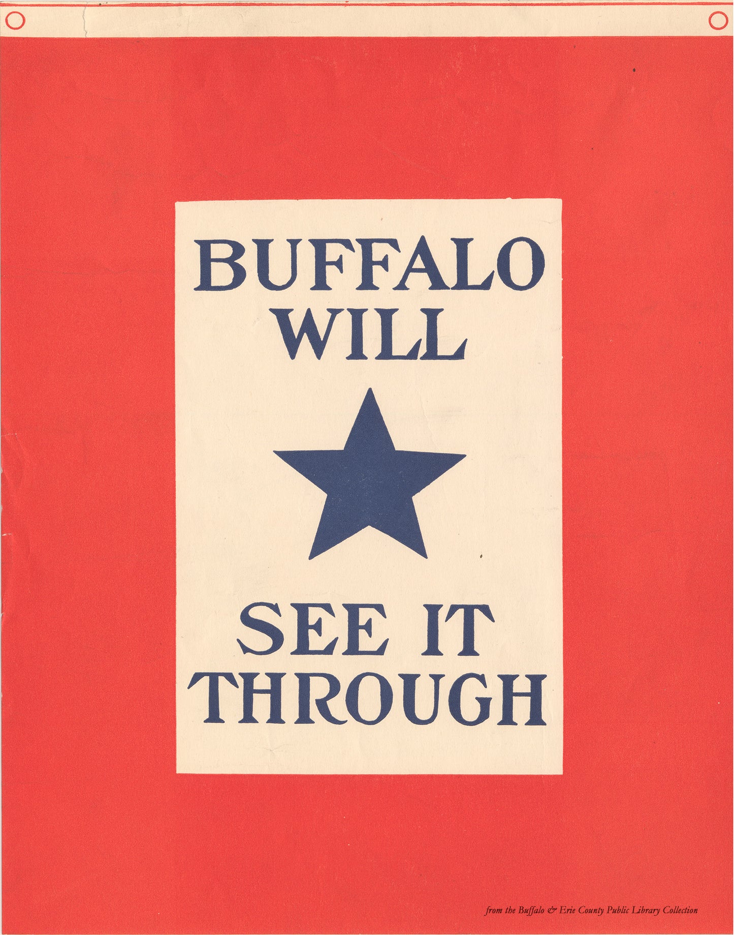 World War I Poster: Buffalo Will See It Through