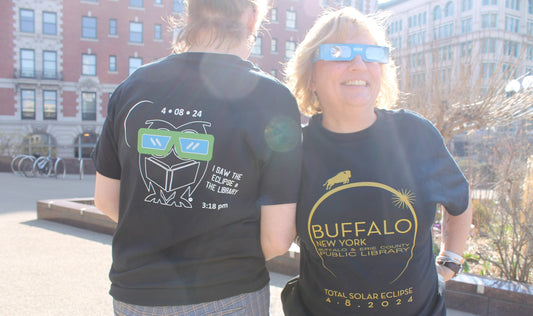 Celebrate Buffalo's Total Solar Eclipse 2024 T-Shirt (Black)